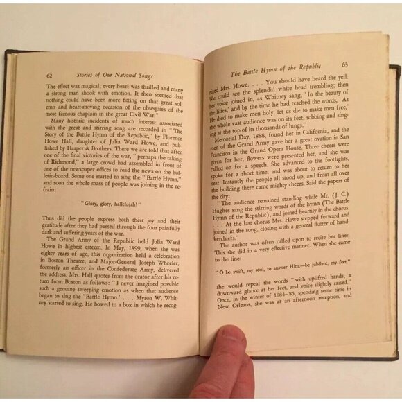 Stories of Our National Songs, 1st Edition Hard Cover William J. Hart 1942 - Picture 12 of 12